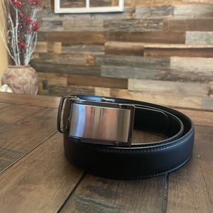 🎯 Leather Automatic Ratchet Belt